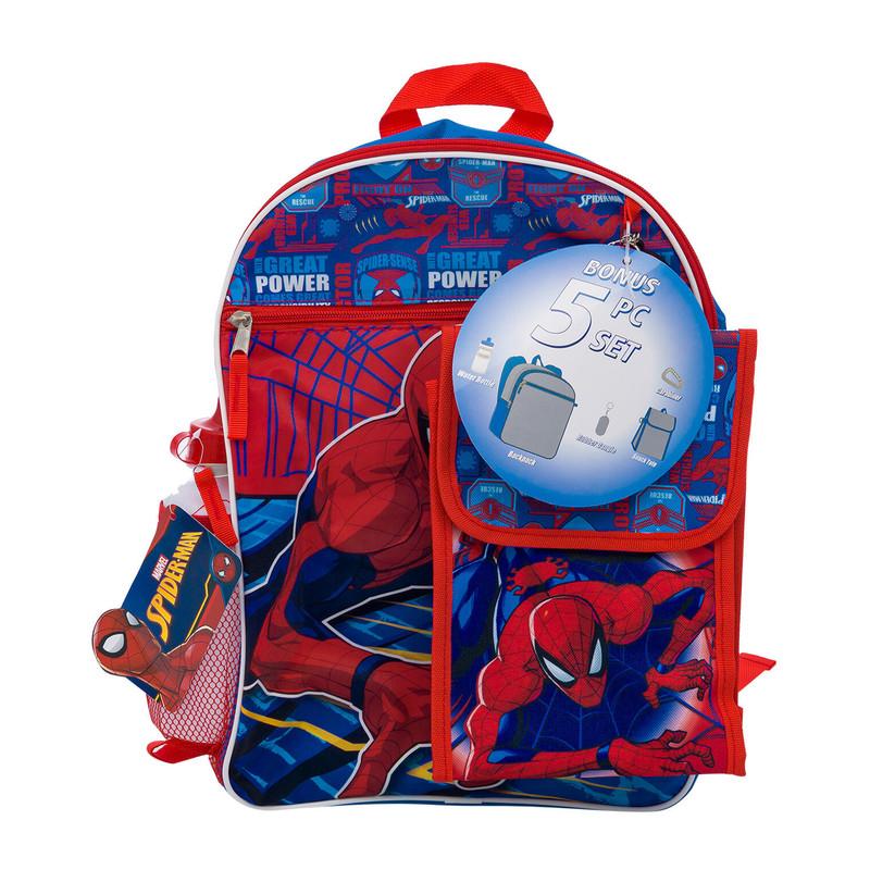 Marvel Spider-Man 5-piece Backpack Set image