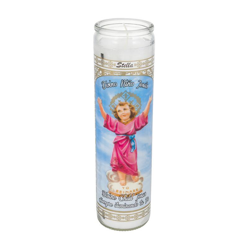 Stella Divine Child Jesus Religious Prayer Candle image