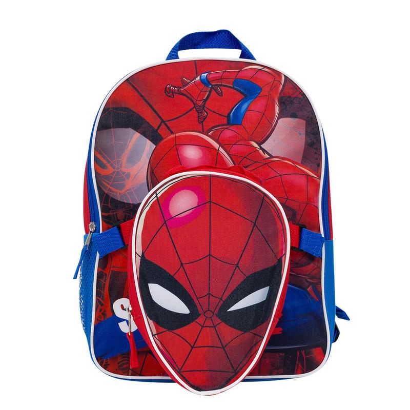 Marvel Spider-Man Backpack and Detachable Lunch Kit, 15" image