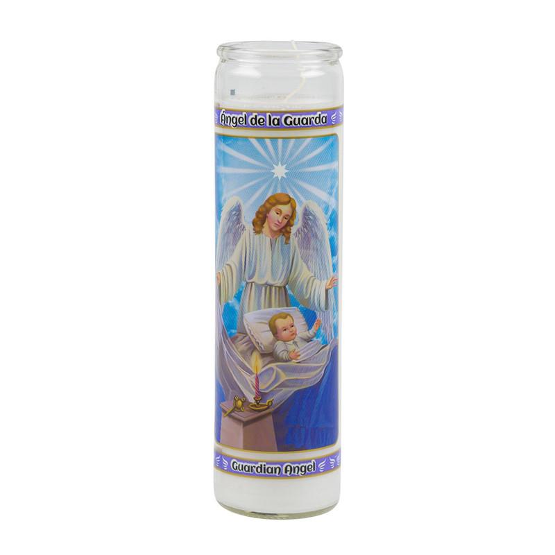 Angel De La Guarda Candle- 8" image