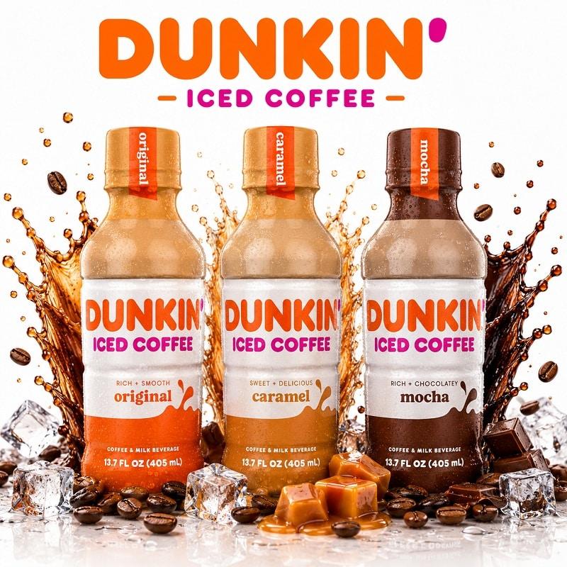 Dunkin® iced coffee 13.7 oz Bottle -12/case image