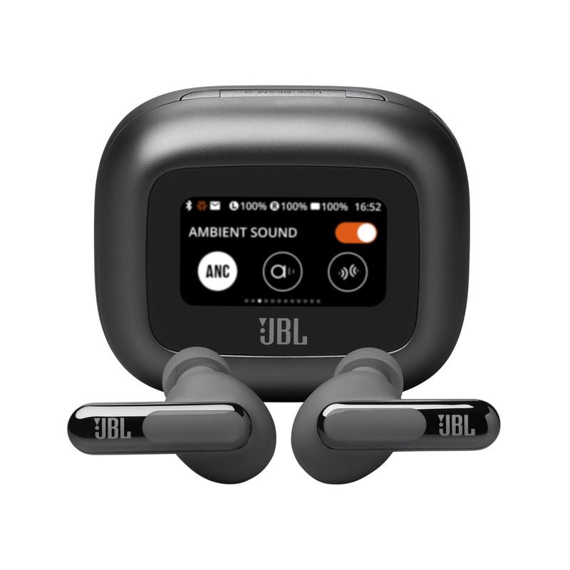 JBL Live Beam 3 - True Wireless Noise-Cancelling Stick-Closed Earbuds, 48Hrs Total Playback, Wireless Charging, 6 Mics for Perfect Calls, Multi-Point Connection, IP55 Waterproof and dustproof (Black) image