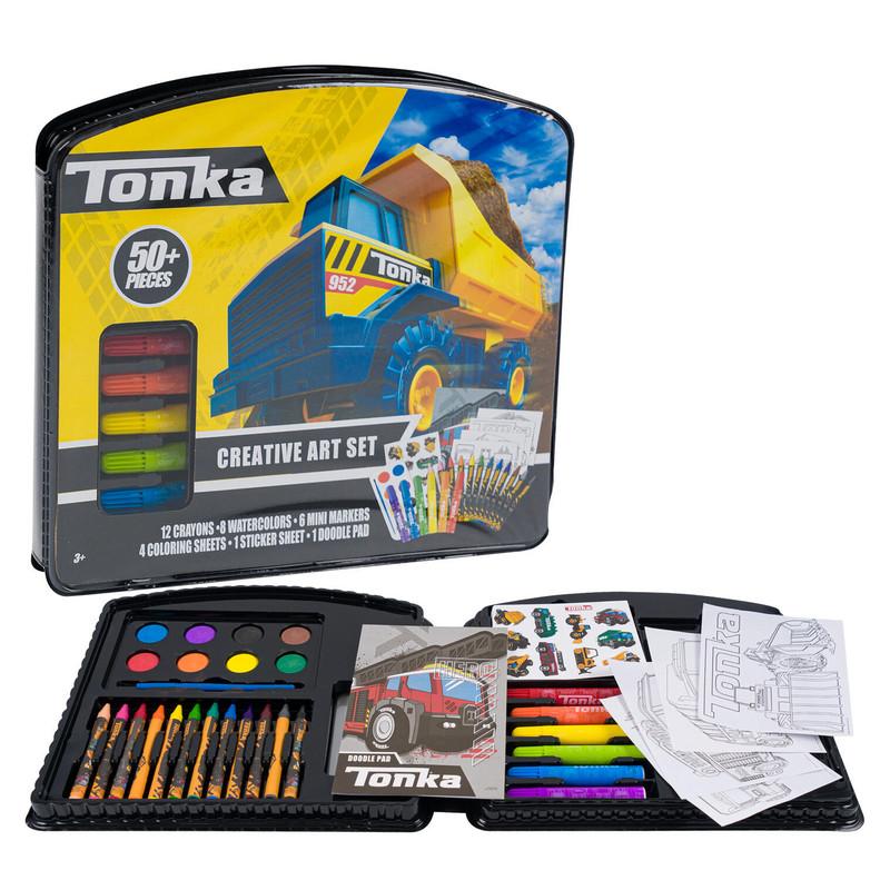 Tonka 50+ Pieces Creative Art Set - Ages 3 and Up image