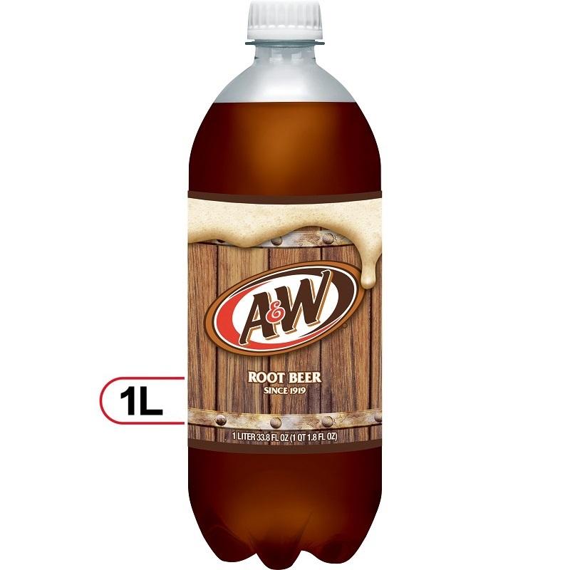A&W® Root Beer 1 Liter – 15 / Case image