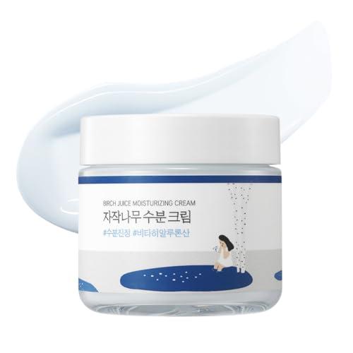 ROUND LAB Birch Juice Moisturizing Cream 2.7 Fl Oz, 48-Hour Deep Hydrating Face Moisturizer with Birch Sap & Vita Hyaluronic Acid for Acne-Prone Skin, Reduces Sebum, Oil, Blackheads, Korean Skin Care image