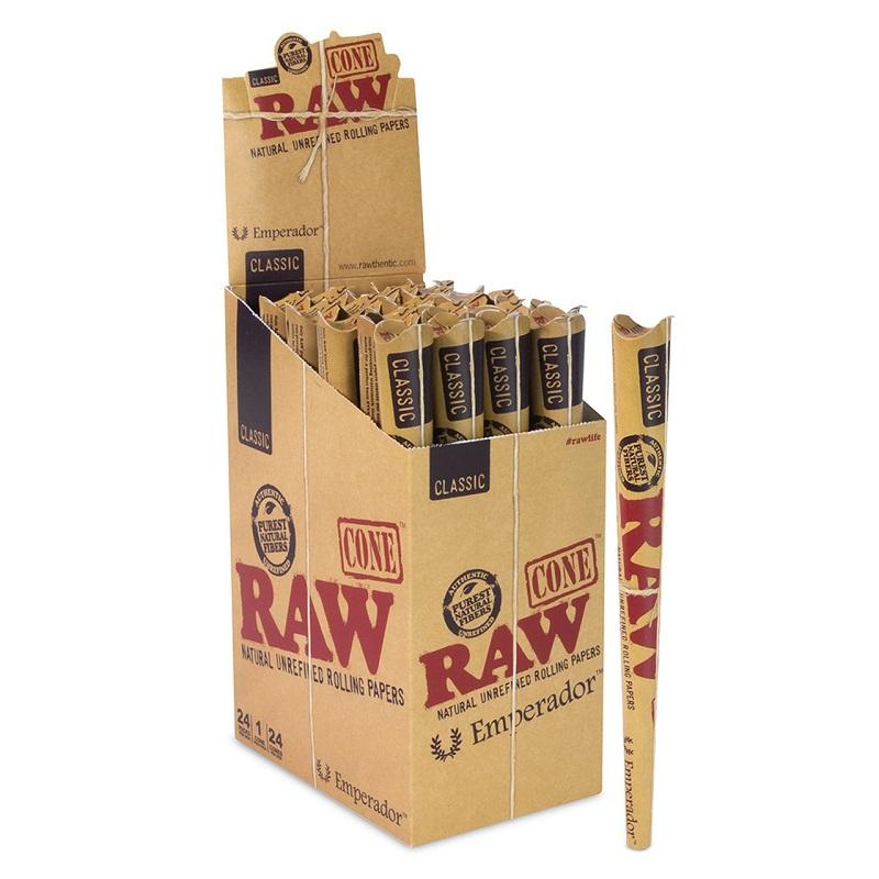 RAW® – Classic Pre-Rolled Cone Emperador – 24 / Display image