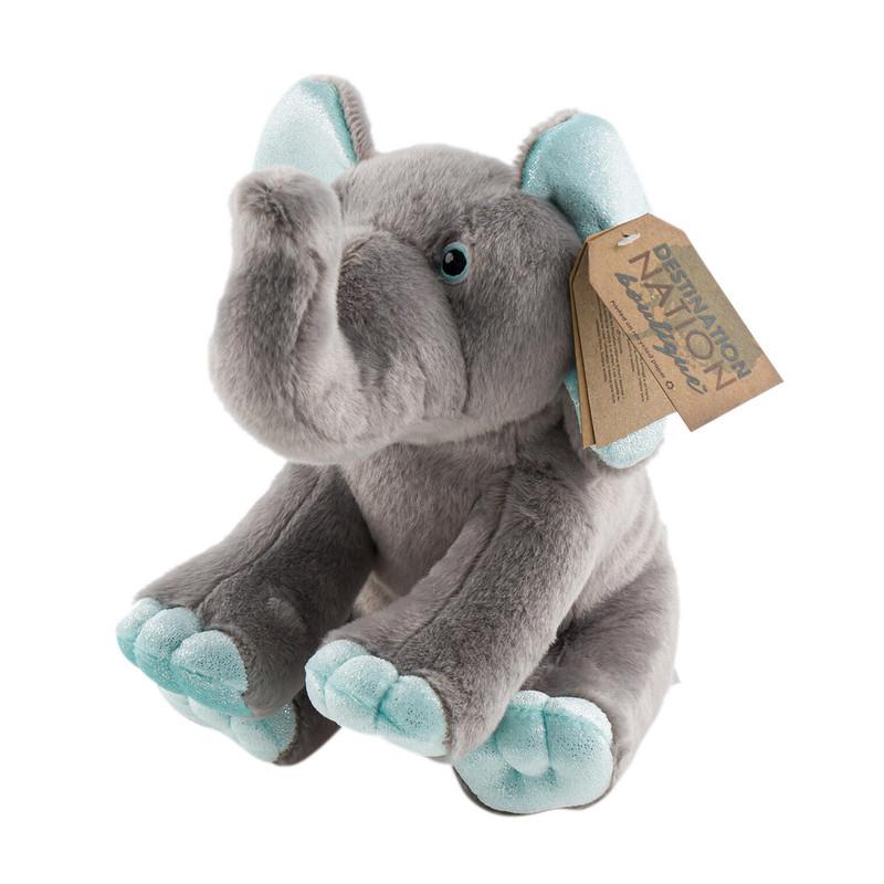Aurora Destination Nation Boutique Elephant Stuffed Animal - 12" image