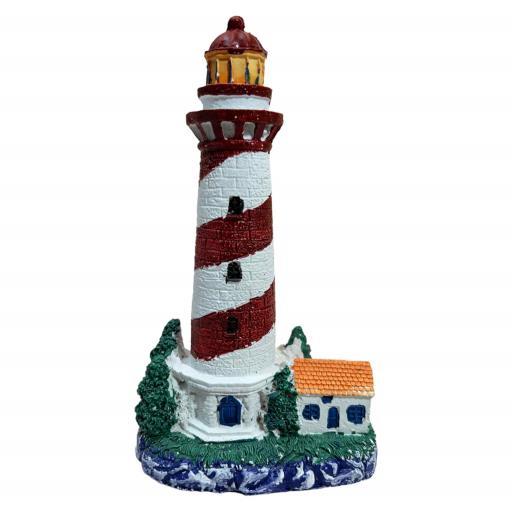 Lighthouse Red White