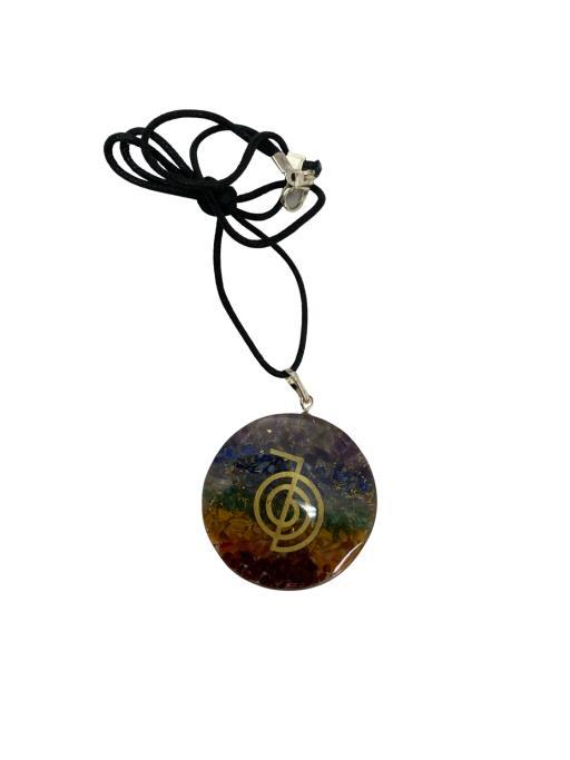 Seven Chakra Orgonite Pendants image
