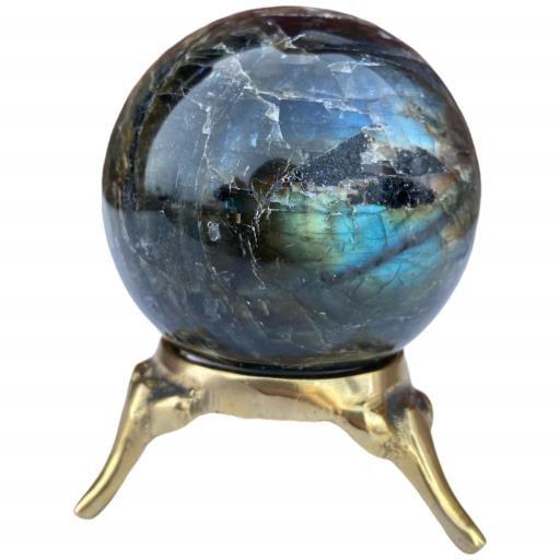 Labradorite Sphere Approx. 200G Display Stand Is Not Included