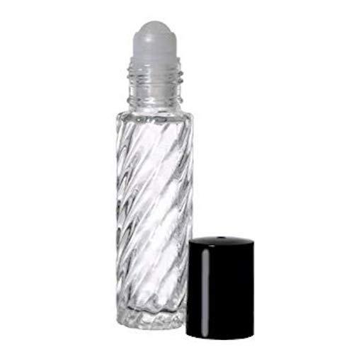 10ML Swirl Roll On W/ Housing & White Caps 1 pc