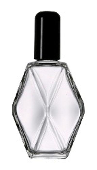 15 ml Diamond Shape Perfume Bottle With Black Cap 12 pc image