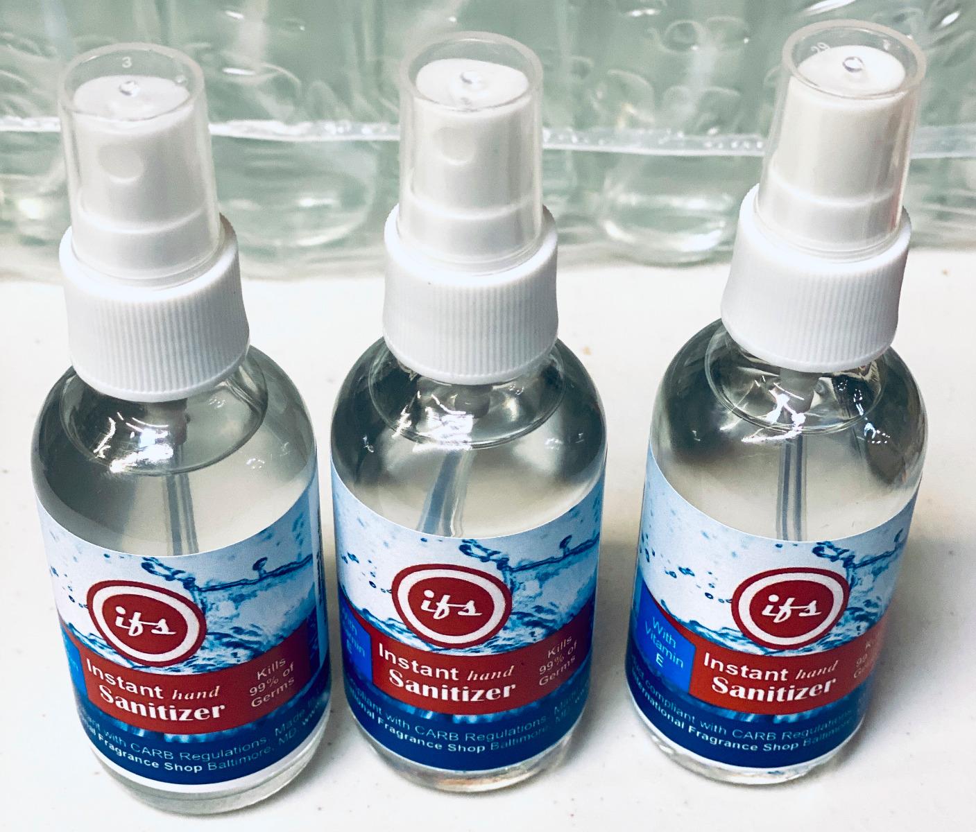 Hand Sanitizer Spray (2oz Glass Bottle) image