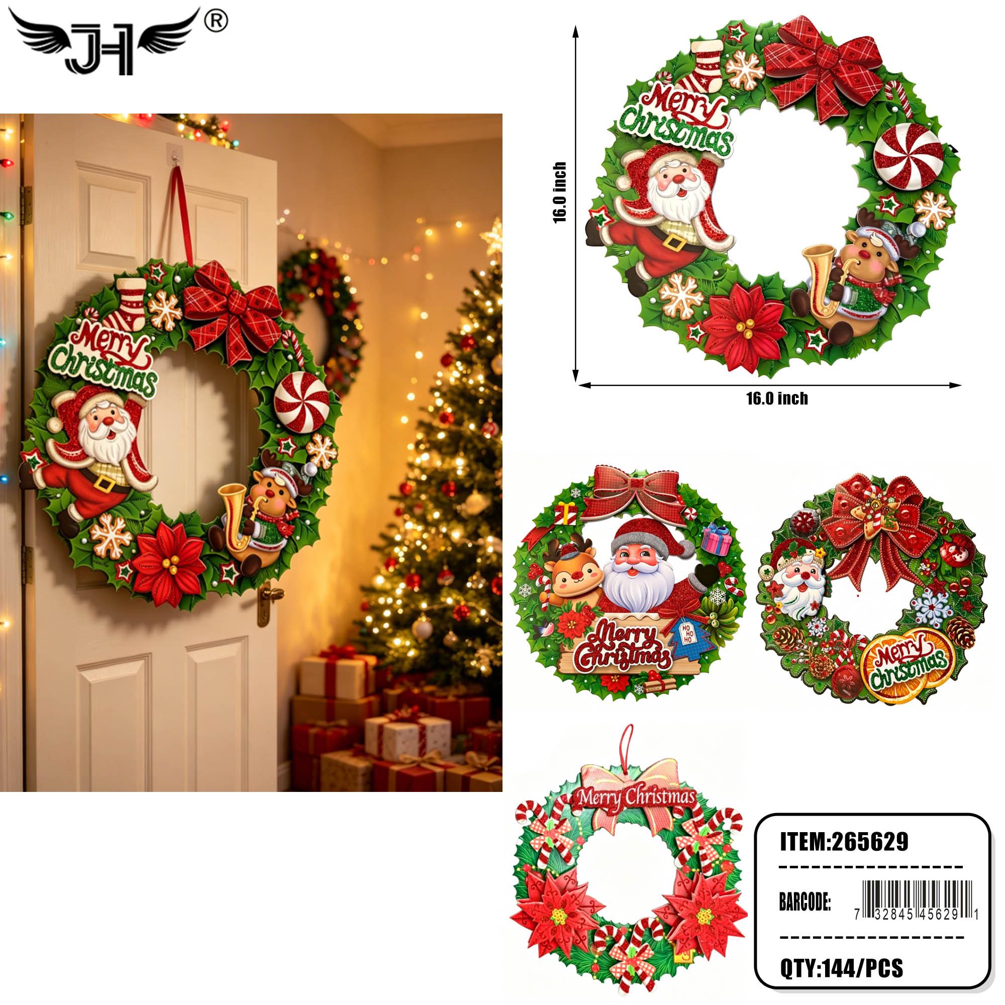 CHRISTMAS DECORATION - HANGING DECORATION 2 ASST 12DZ/CS image