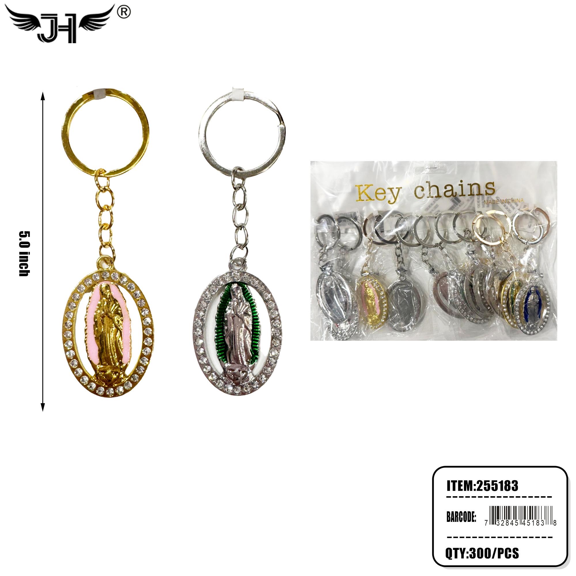 KEYCHAIN - GUADALUPE MIX COLOR 25DZ/CS image