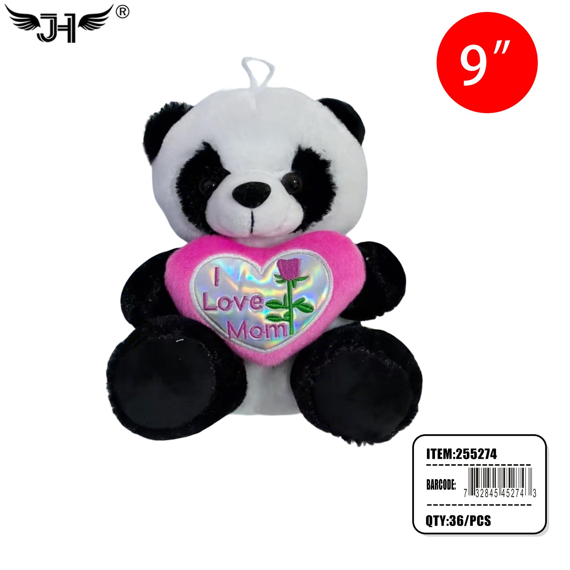 PLUSH - #3 9" MOTHERS DAY PANDA 3DZ/CS image