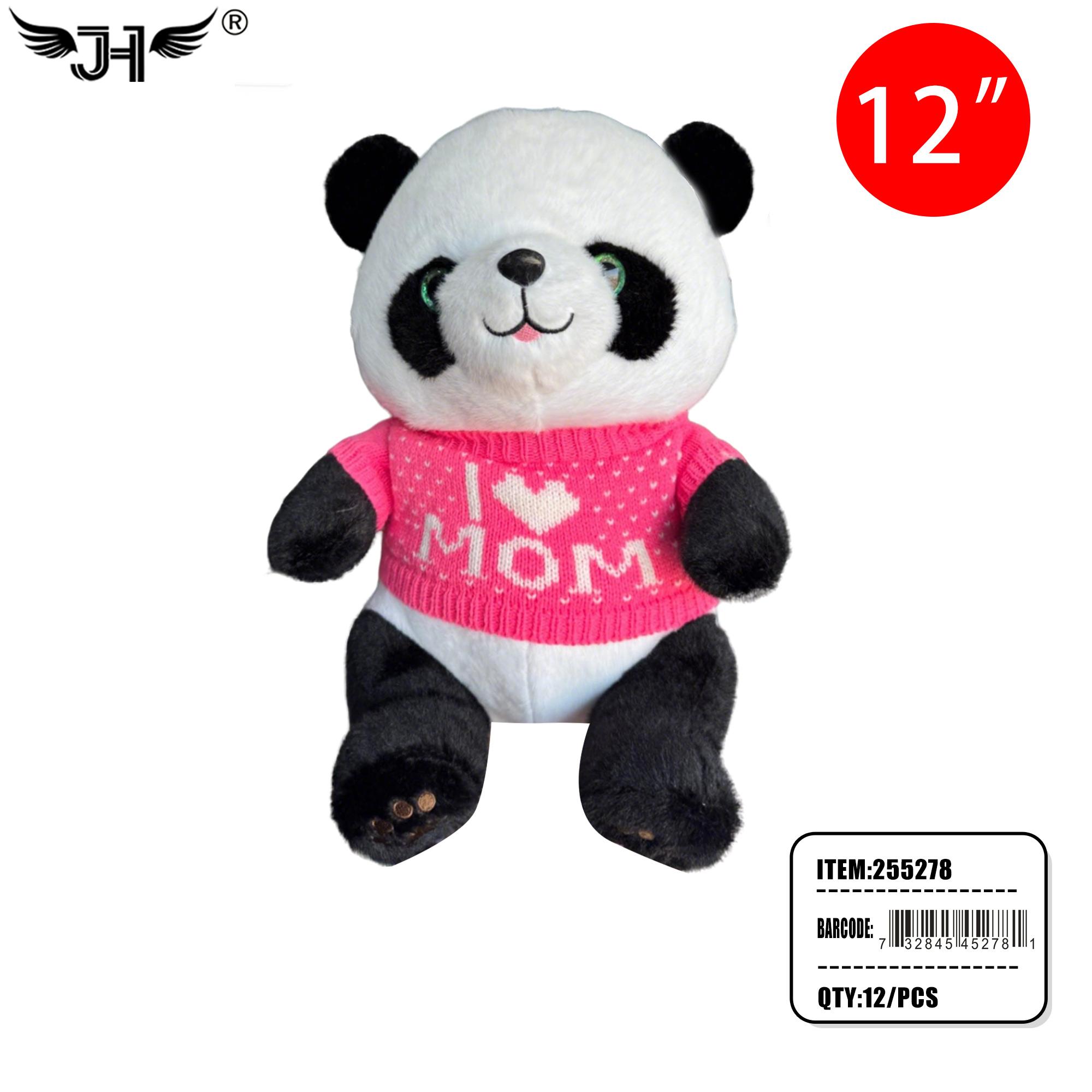 PLUSH - 12" PANDA MOTHERS DAY 12PC/CS image