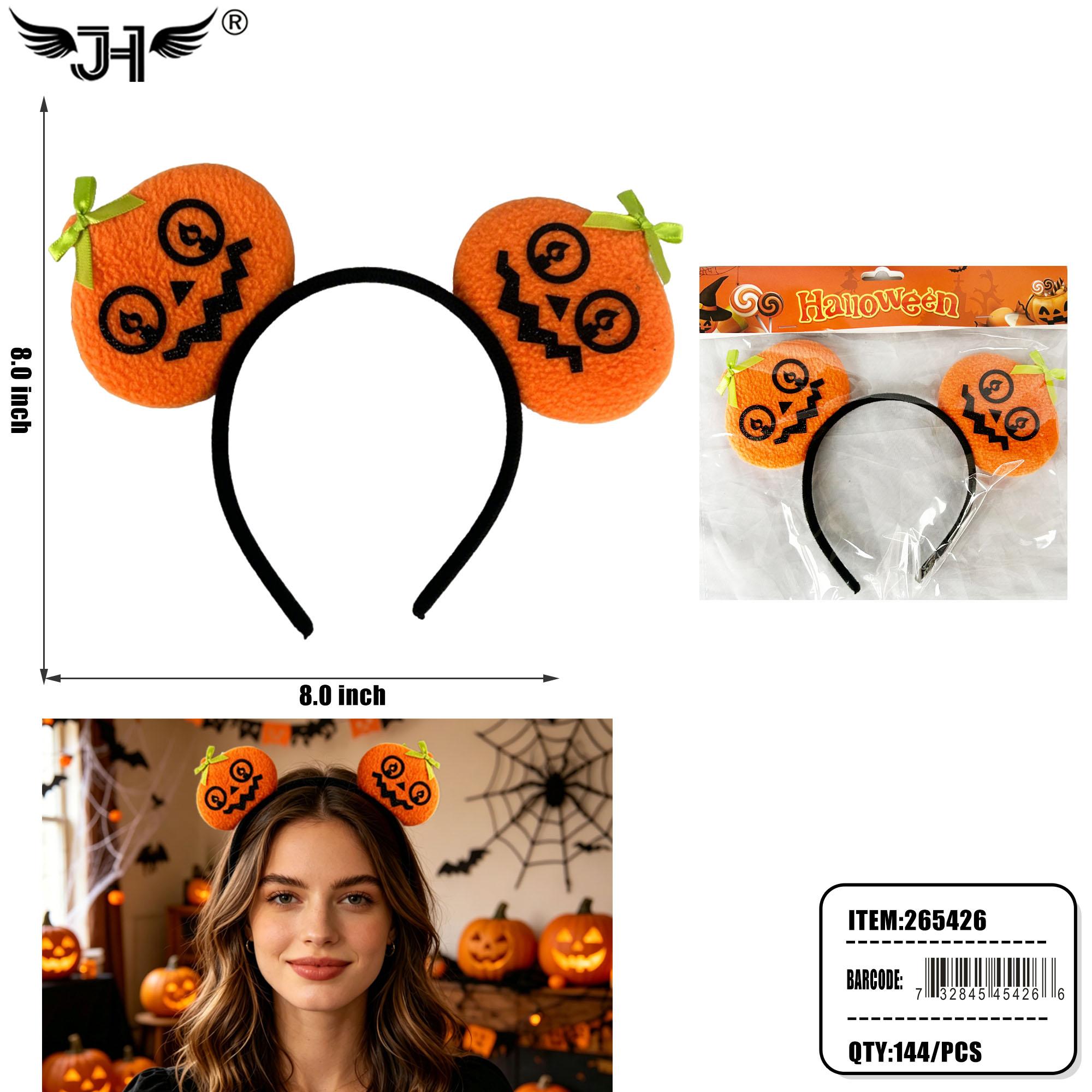 HALLOWEEN HEADBAND - PUMPKIN 12DZ/CS image