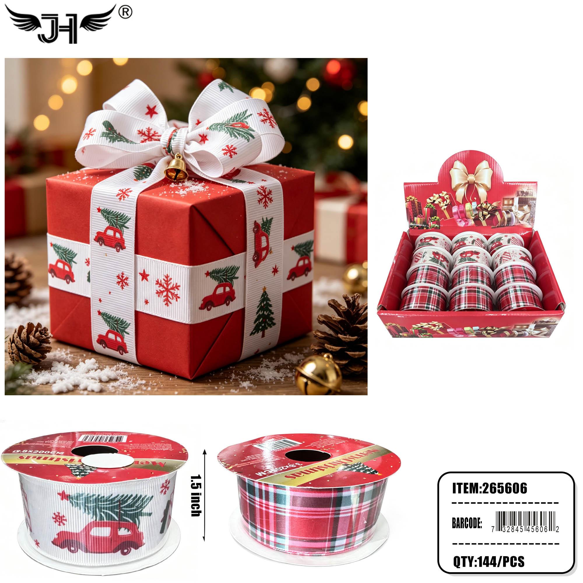 CHRISTMAS - RIBBON MIX 2 COLOR 12DZ/CS (265606) image
