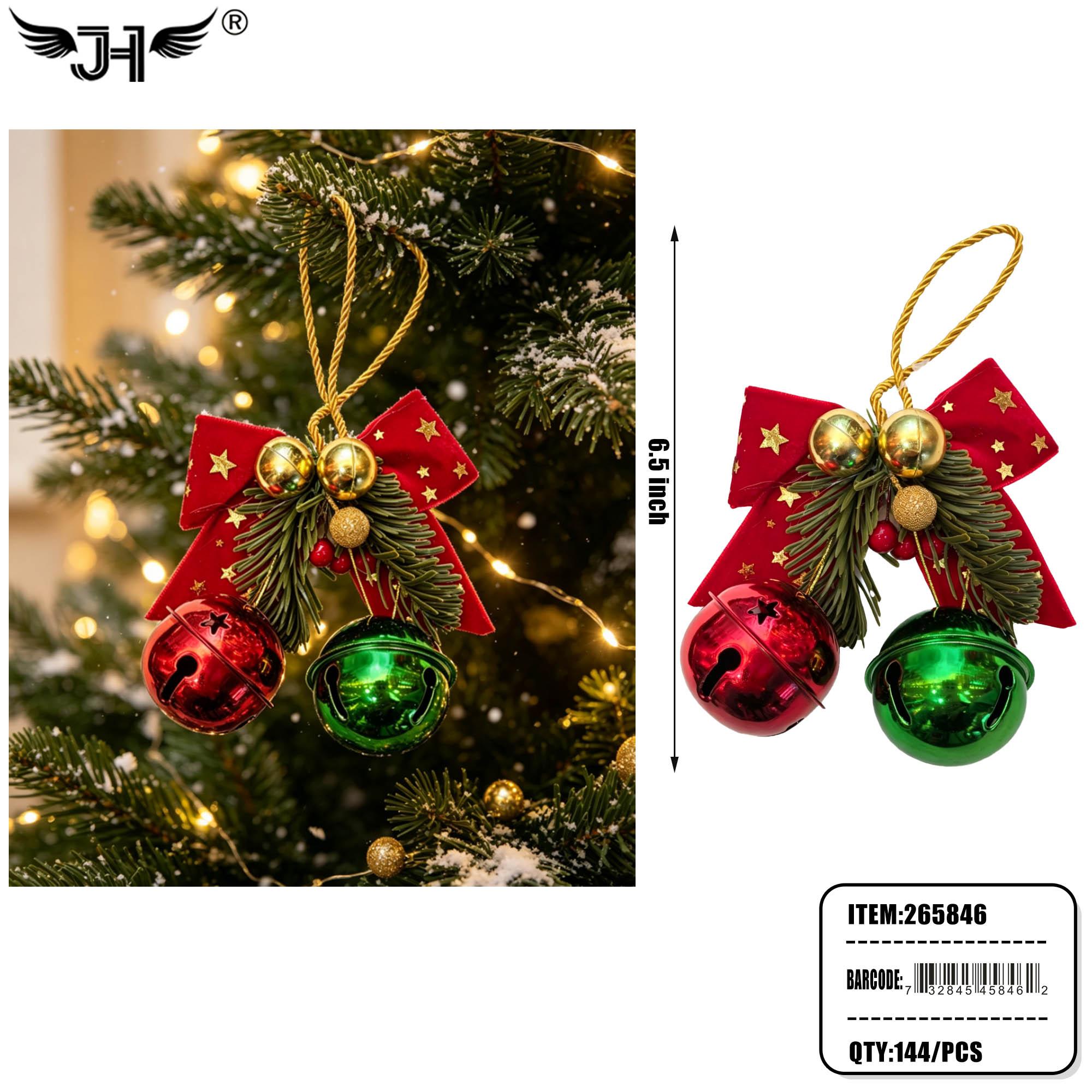 CHRISTMAS DECORATION - HANGING RINGBELL 12DZ/CS (265846) image