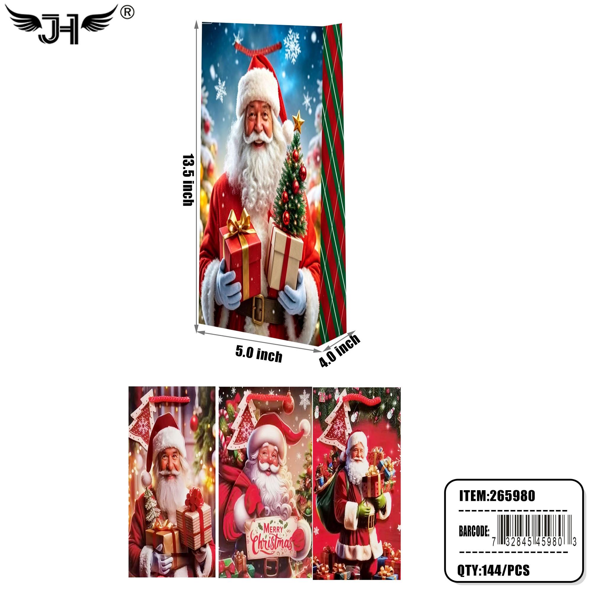 CHRISTMAS GIFT BAG - WINE BAG 12DZ/CS image