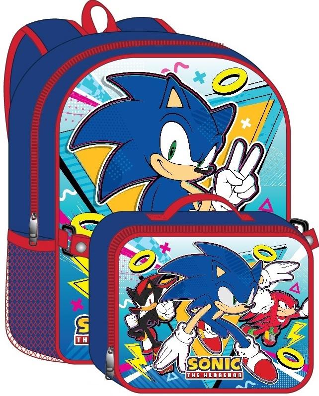 BACKPACK W/ LUNCH BOX - 16" SONIC 24PC/CS image
