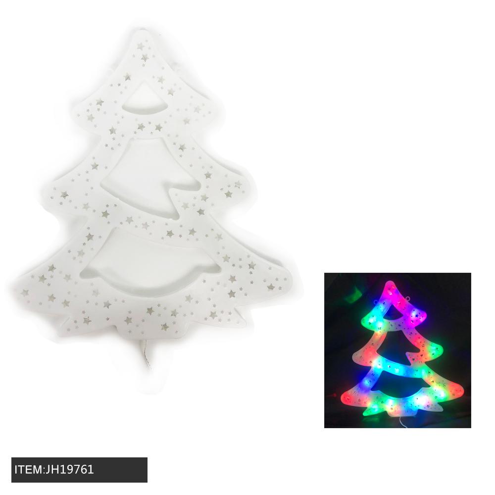 CHRISTMAS LIGHT UP DECORATION - XMAS TREE 24PC/CS image