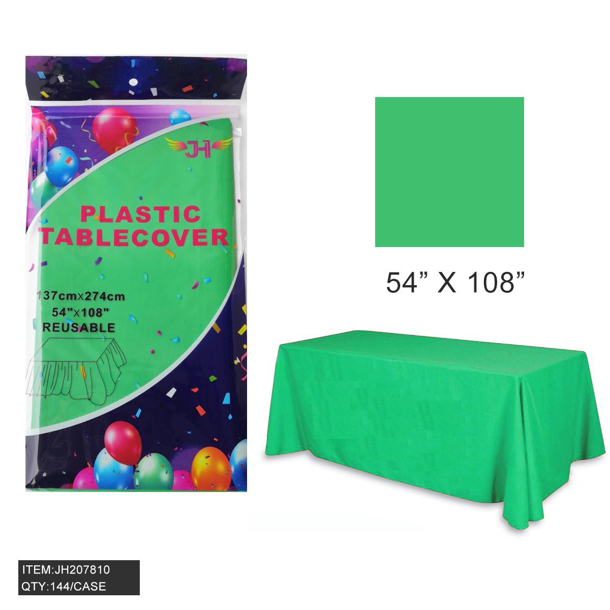 TABLE CLOTH - RECTANGLE GREEN 54"X108" 12DZ/CS image