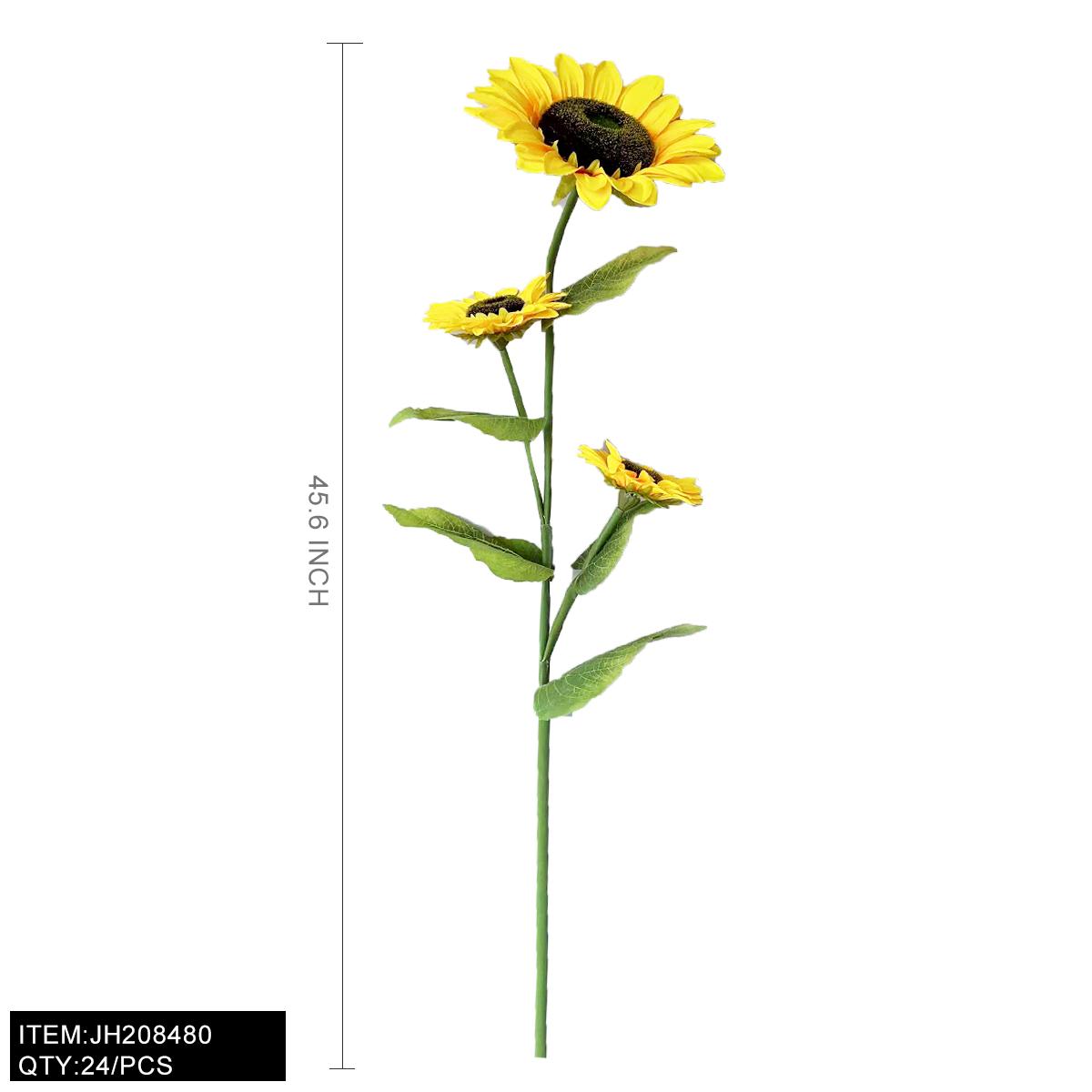 FLOWER - 45.6" ARTIFICAL SUNFLOWER 24PC/CS image