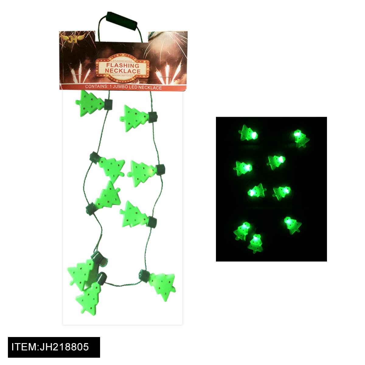 NECKLACE - CHRISTMAS TREE STYLE LIGHT UP 9DZ/CS image