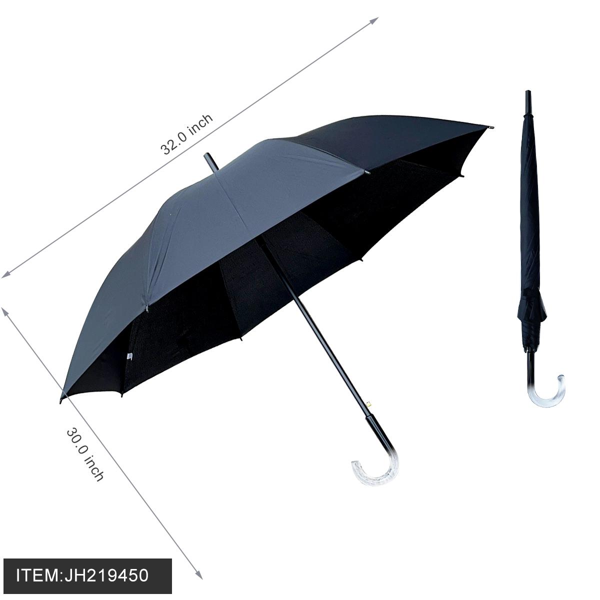 UMBRELLA - J HANDLE LONG BLACK 32" 48PC/CS image