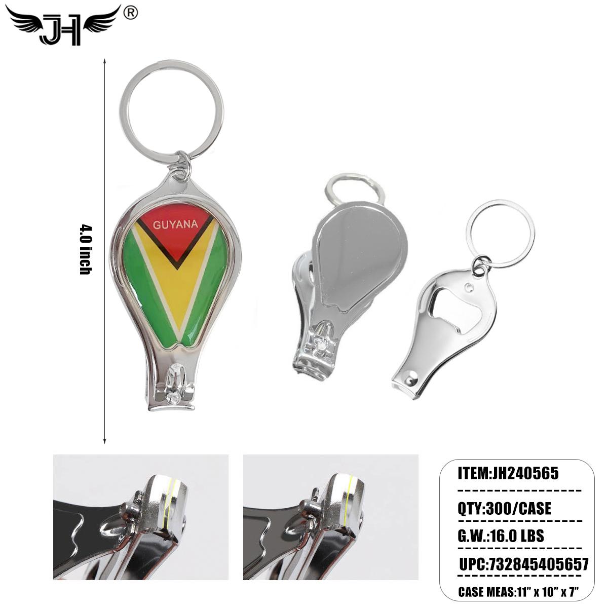 KEYCHAIN - #2 NAIL CLIPPER GUYANA 25DZ/CS image