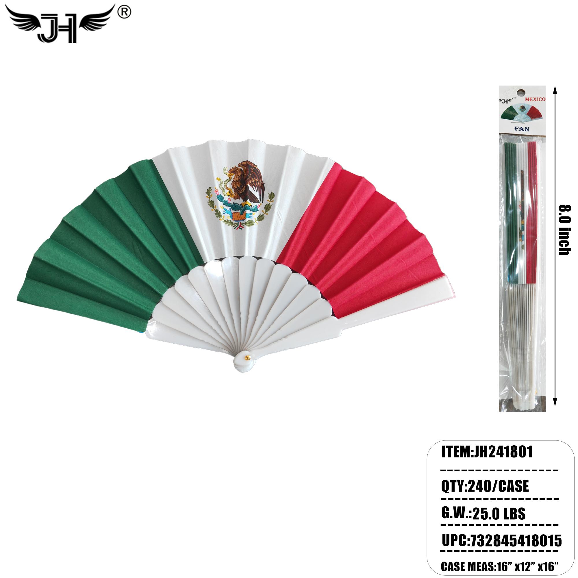 HAND FAN - 16.5"X11" MEXICO 20DZ/CS image