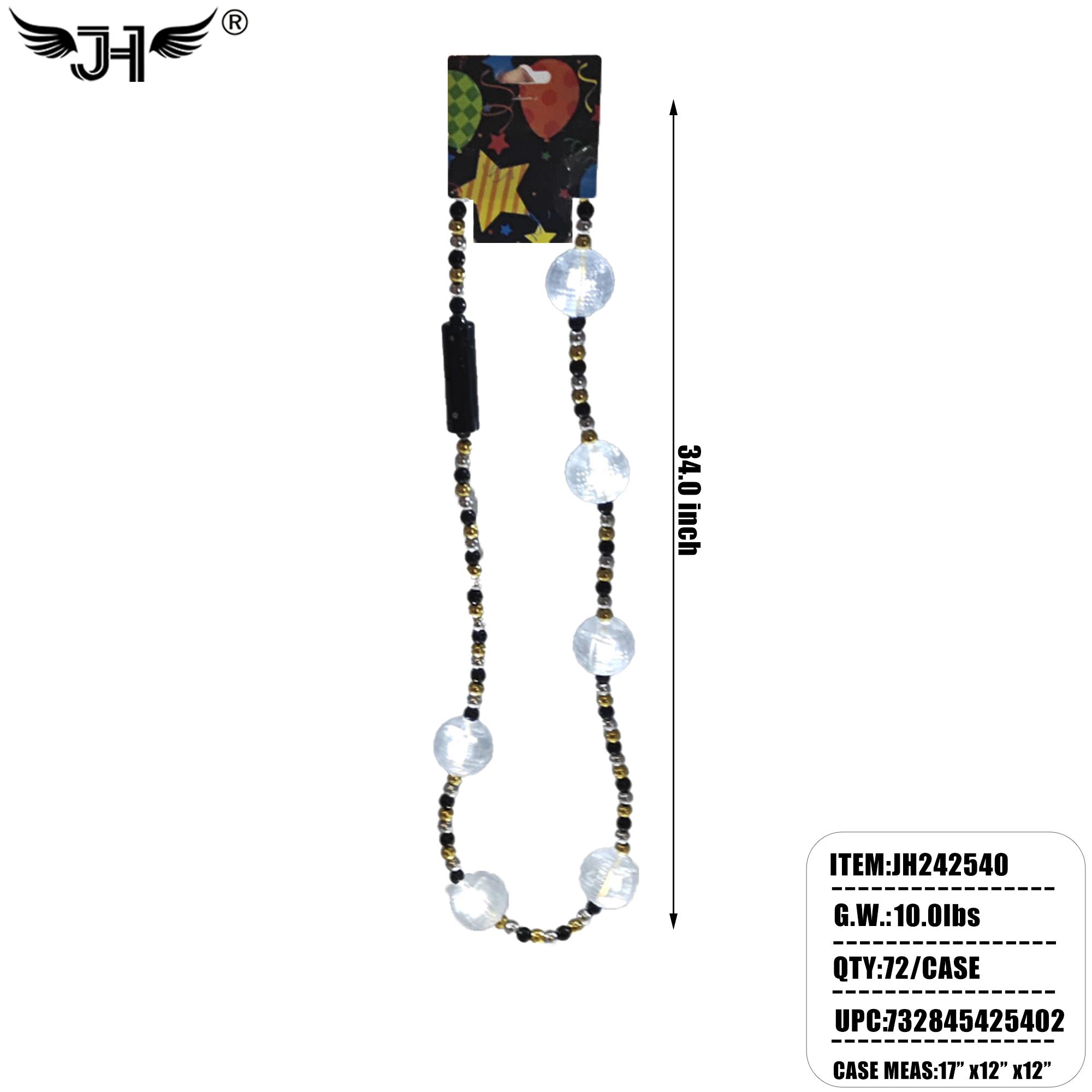 NEW YEAR NECKLACE - LIGHT UP 34" 6DZ/CS image
