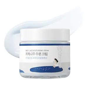ROUND LAB Birch Juice Moisturizing Cream 2.7 Fl Oz, 48-Hour Deep Hydrating Face Moisturizer with Birch Sap & Vita Hyaluronic Acid for Acne-Prone Skin, Reduces Sebum, Oil, Blackheads, Korean Skin Care image