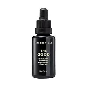 Caldera + Lab The Good | Men's Organic Moisturizing Face Serum for Dry, Sensitive, & Normal Skin - Vegan, Natural & Antioxidant Packed Skincare Facial Oil image