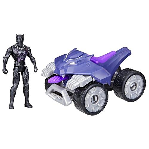 Marvel Epic Hero Series Black Panther Claw Strike ATV, Toy Car Playset with Action Figure and Accessories, Avengers Super Hero Toys for Kids 4 and Up