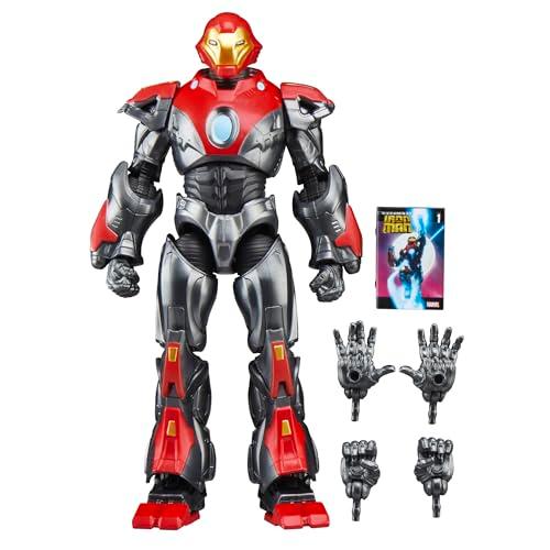 Marvel Legends Series Ultimate Iron Man, Comics-Inspired Collectible 6-Inch Scale Action Figure with Character-Sized Comic Accessory