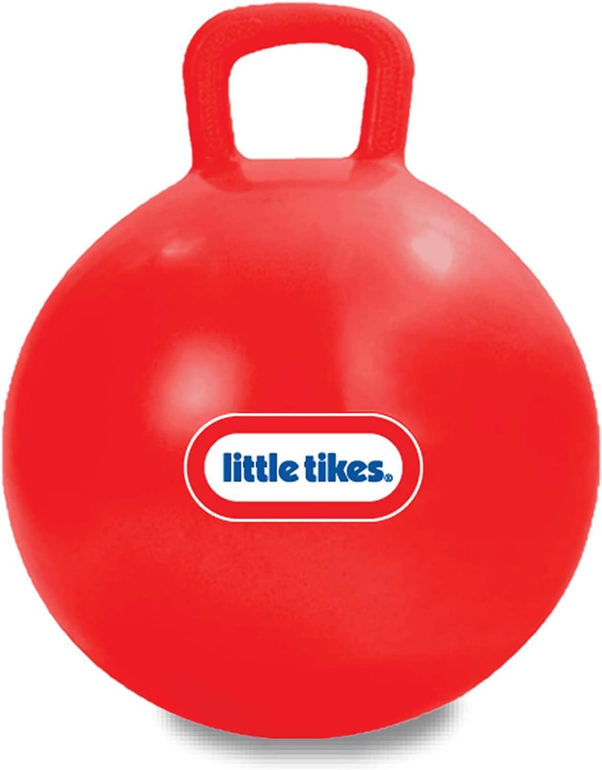 Little Tikes Bouncing Fun! Red Hopper 9301A - Mega 18" Inflatable Heavy Gauge Durable Vinyl Ball - Deflates Easily for Storage - Exercise Learning Fun? YES - Use that Energy! for Kids Ages 4-8 image