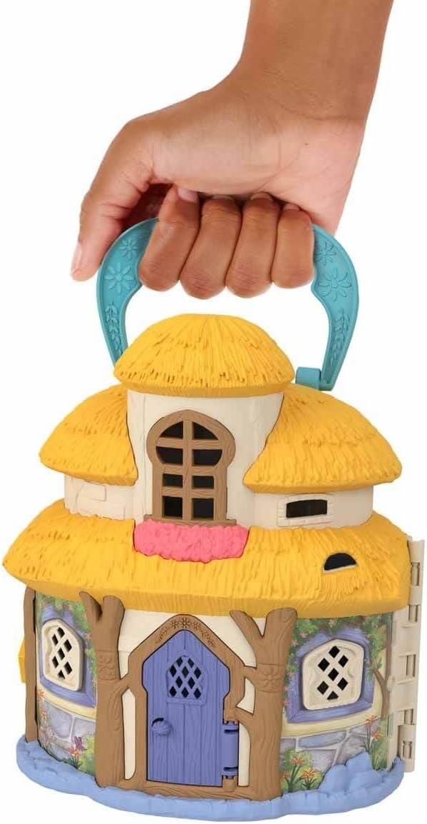 Mattel Disney's Wish Mini Doll & Dollhouse Playset, Asha of Rosas Cottage with Micro Doll, Star Figure & 15+ Furniture & Accessories, Travel Toys image