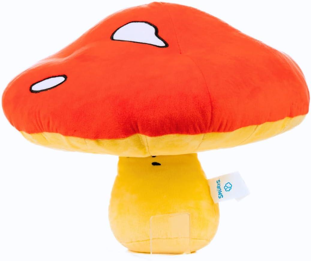 Franco Collectibles The Smurfs Mushroom Shroom Bedding Super Soft Cozy Decorative Cuddle Pillow, (Officially Licensed Product) image