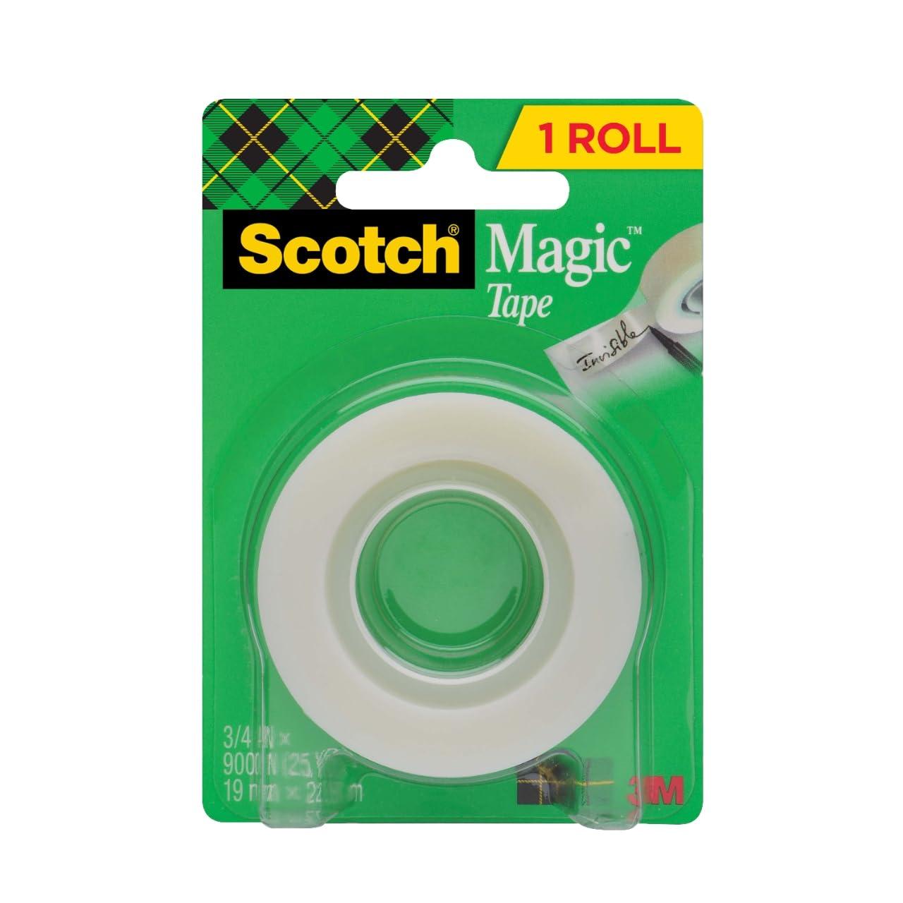 Scotch Magic Tape, Invisible, 1 Roll image