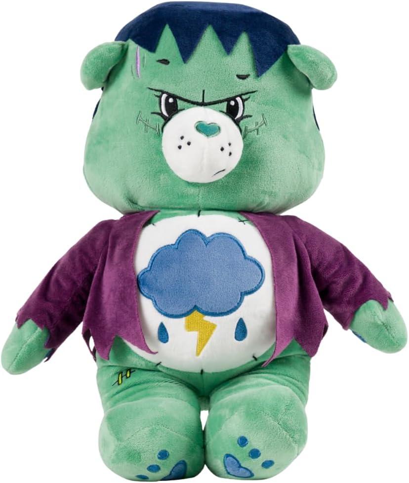 Care Bears x Universal Monsters Grumpy Bear Frankenstein Monsters Halloween Bedding Super Soft Cozy Decorative Cuddle Pillow, (Officially Licensed Product) By Franco Collectibles image