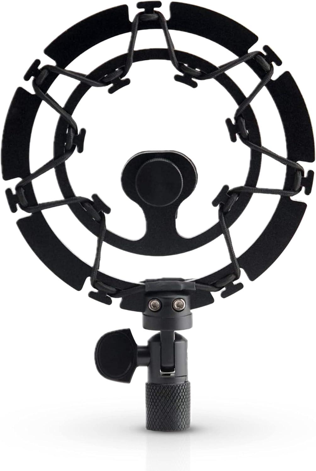 Pro Microphone Shock Mount - Mic Holder Compatible w/Blue Yeti, Snowball & Pro Microphones