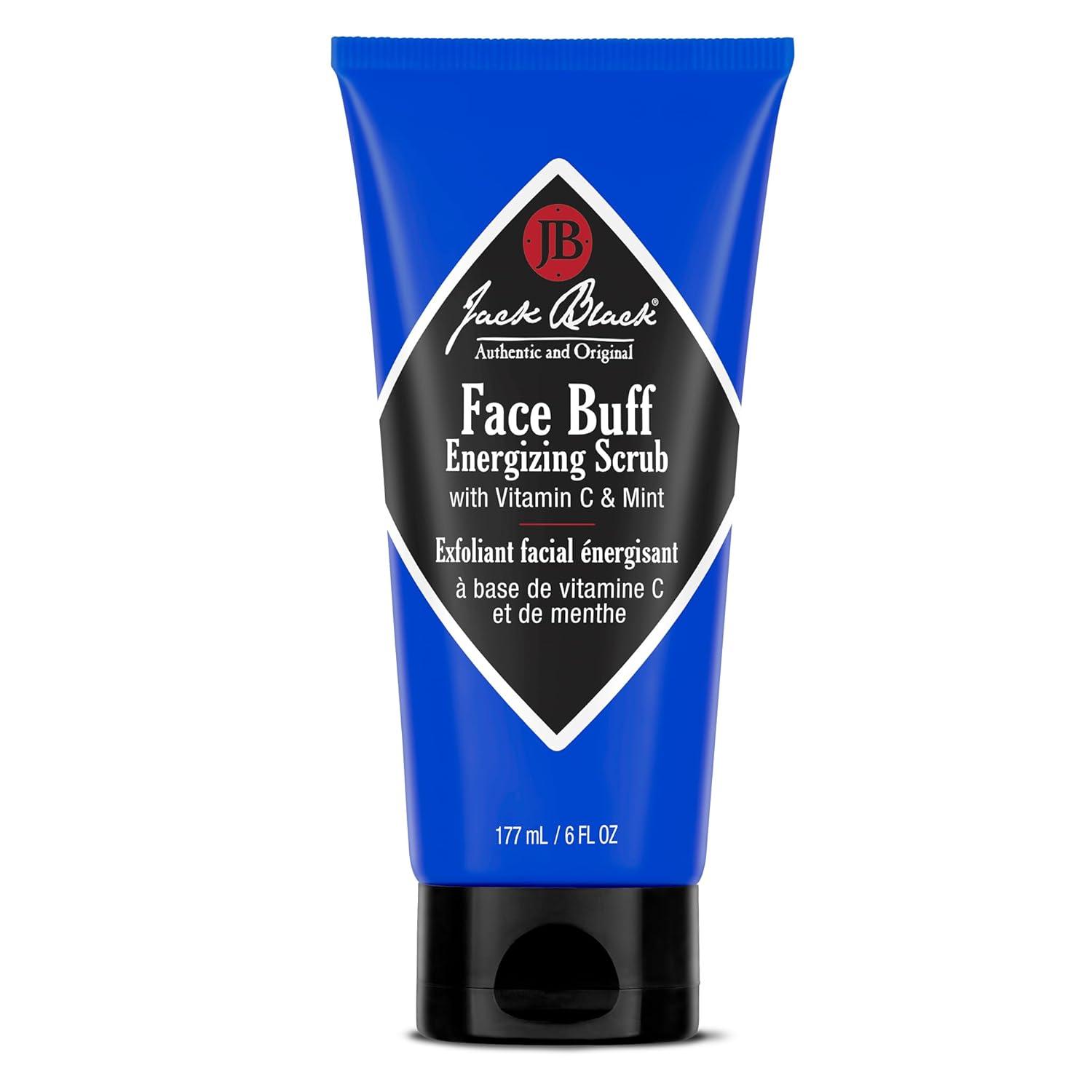 Jack Black Face Buff Energizing Scrub - Mens Pre Shave Cleanser & Scrub, Exfoliating Face Wash image