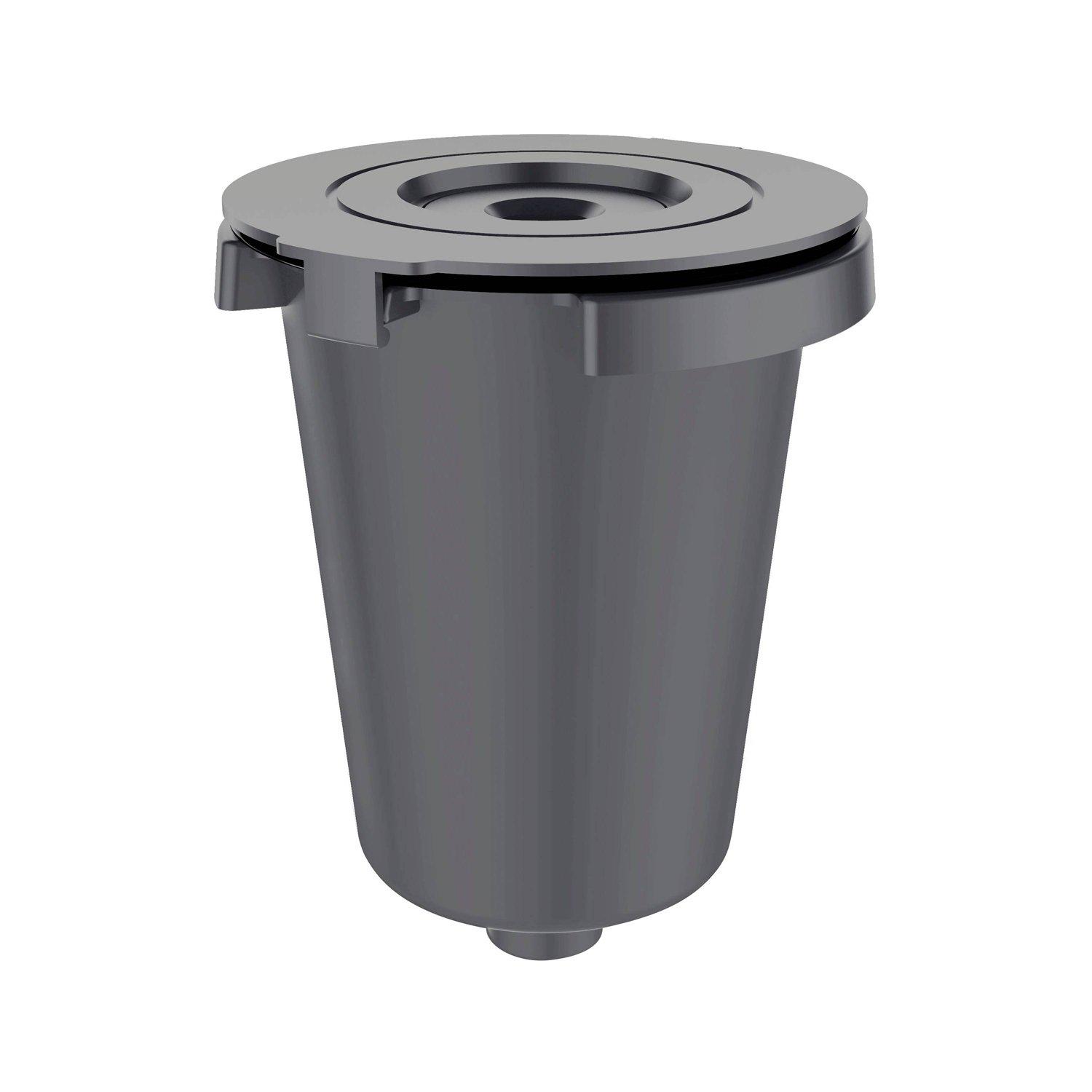 Cuisinart SS-RFC HomeBarista Reusable Filter Cup - Brew Coffee or Tea and Drop Wasteful Plastic from Single-Serve Pods with Sustainable Coffee Accessories, Gray image