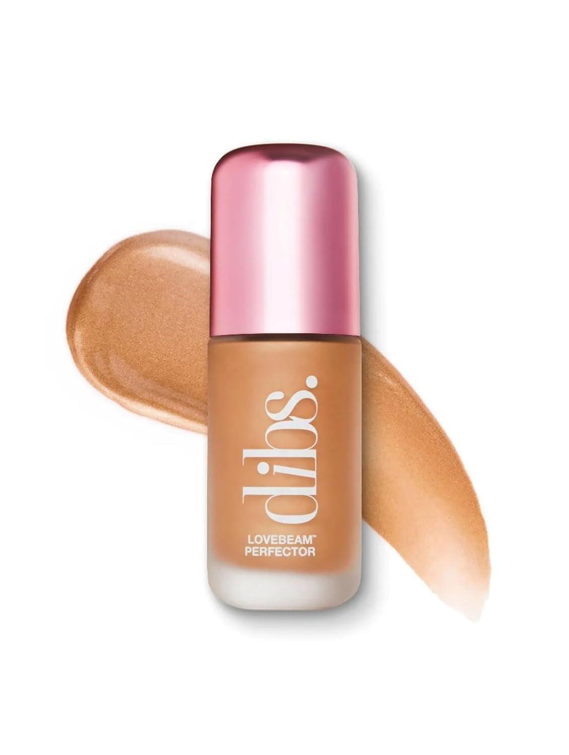 DIBS Beauty LoveBeam Blurring & Glowing Skin Perfector Illuminator, 1.05 Fl Oz (3 Love Triangle - Golden Beige) image