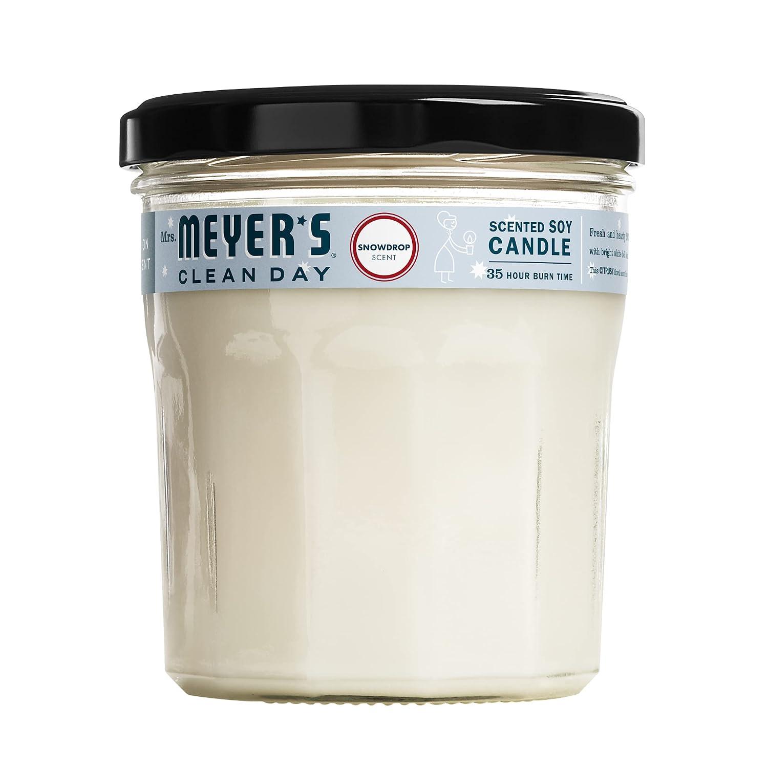 Mrs Meyer's Clean Day Snow Drop Candle 7.2 Ounce (Pack of 1)