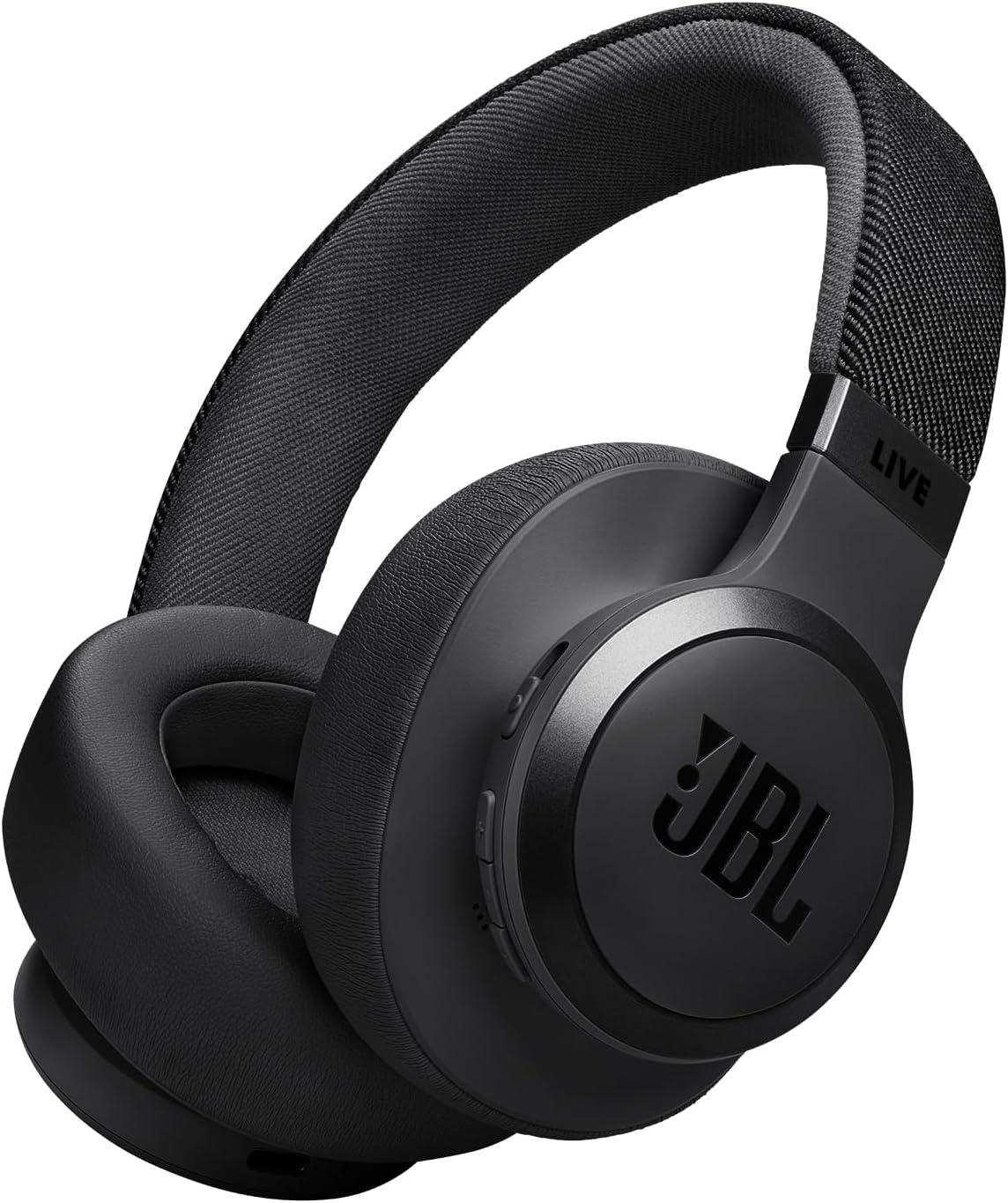 JBL Live 770NC - Wireless Over-Ear Headphones with True Adaptive Noise Cancelling with Smart Ambient, Up to 65 Hours of Battery Life, Comfort-fit Fabric... image