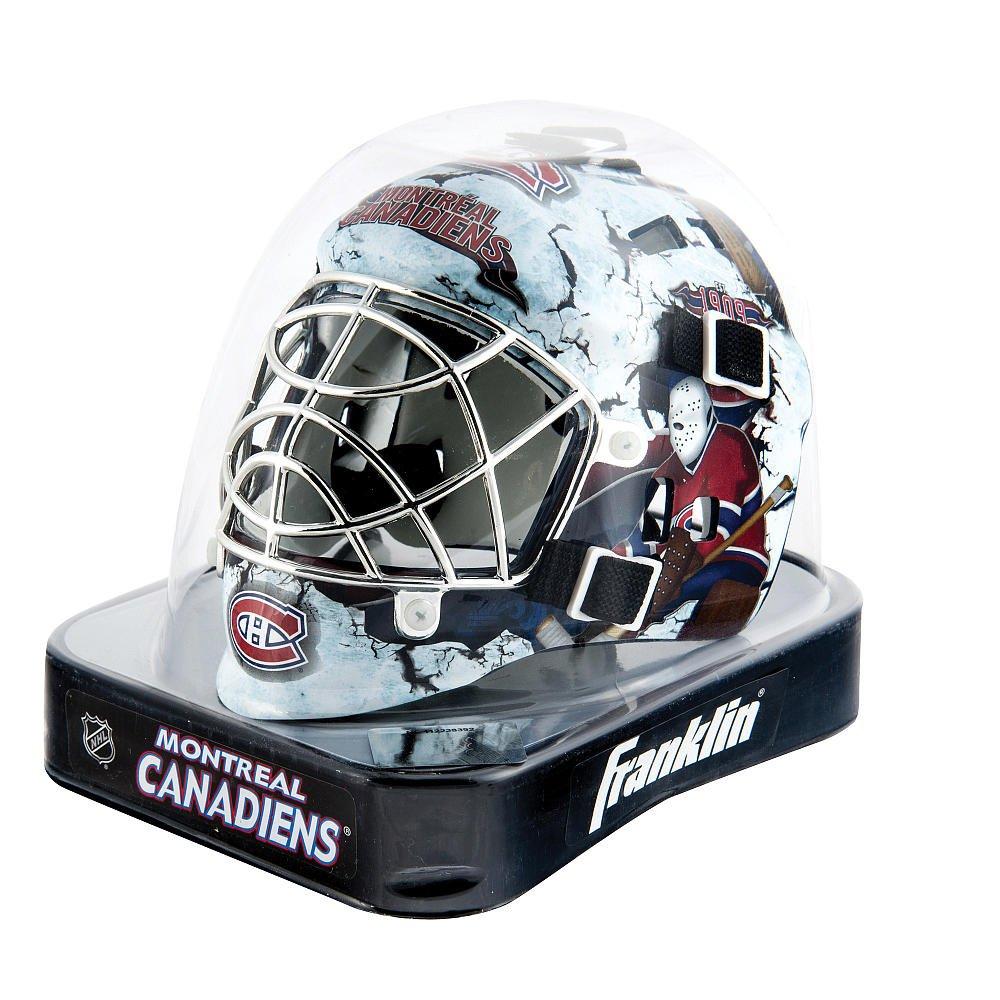 Franklin Sports NHL Team Logo Mini Hockey Goalie Mask with Case - Collectible Goalie Mask with Official NHL Logos and Colors (B0017P1TE8) image